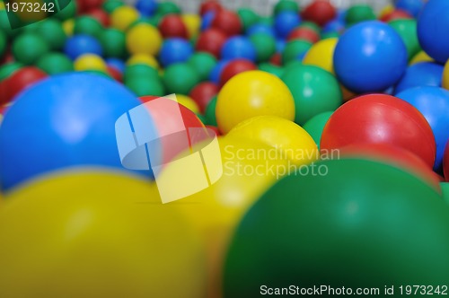 Image of colorful balls background