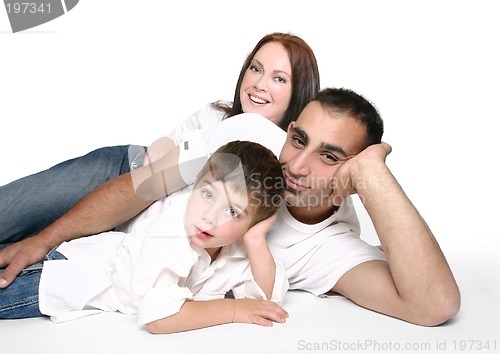 Image of Casual family on floor