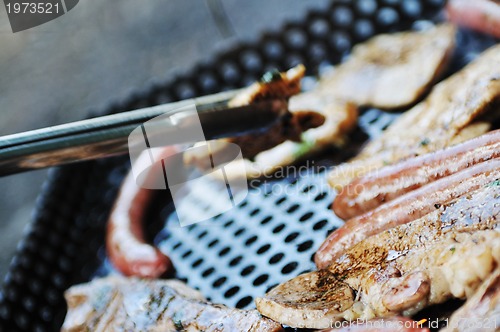 Image of grill meat