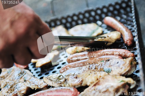 Image of grill meat