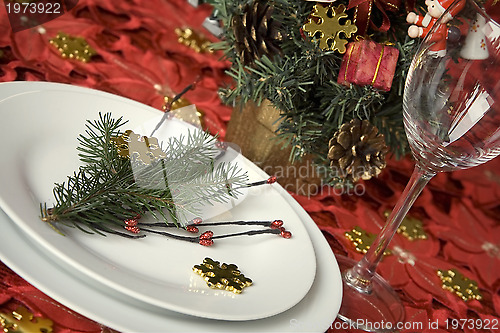 Image of Christmas dinner table