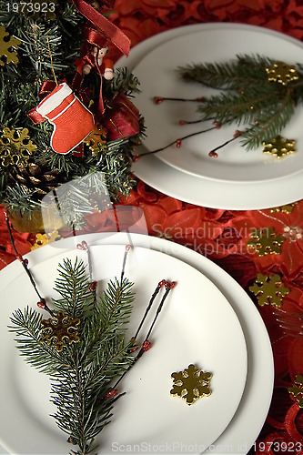 Image of Christmas dinner table