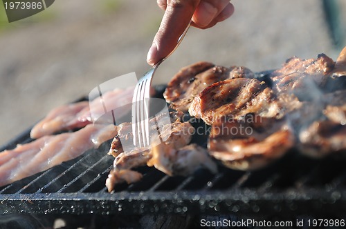 Image of grill meat