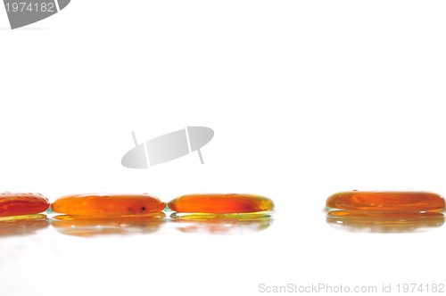 Image of isolated wet zen stones with splashing  water drops  