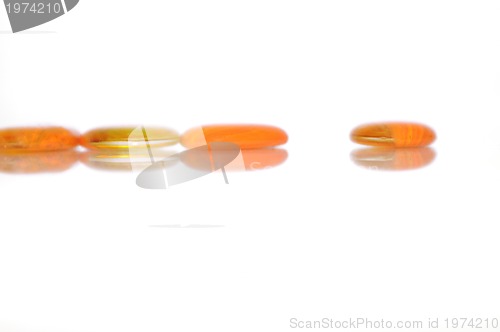 Image of isolated wet zen stones with splashing  water drops  