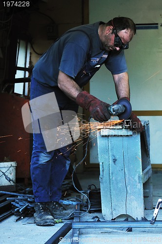 Image of industry worker sparks