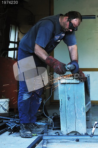 Image of industry worker sparks