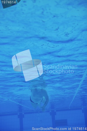 Image of swimming pool underwater