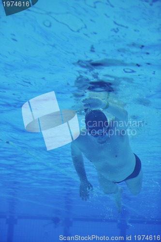 Image of swimming pool underwater