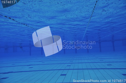 Image of swimming pool underwater