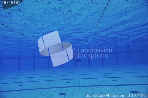 Image of swimming pool underwater