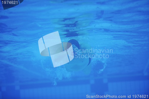 Image of swimming pool underwater