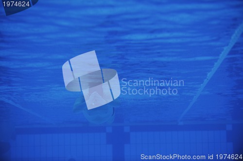 Image of swimming pool underwater