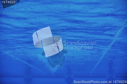 Image of swimming pool underwater