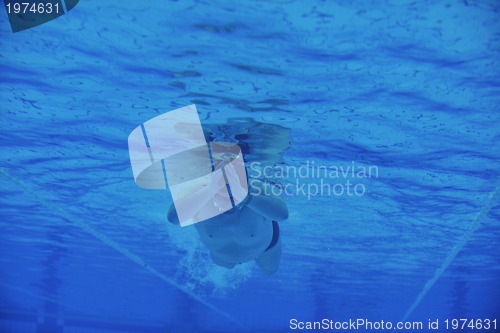 Image of swimming pool underwater