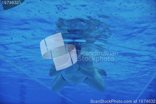 Image of swimming pool underwater