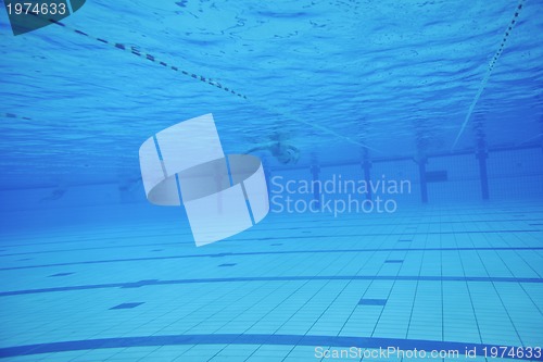 Image of swimming pool underwater