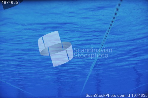 Image of swimming pool underwater