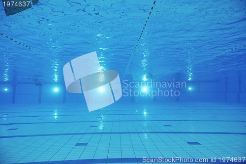 Image of swimming pool underwater