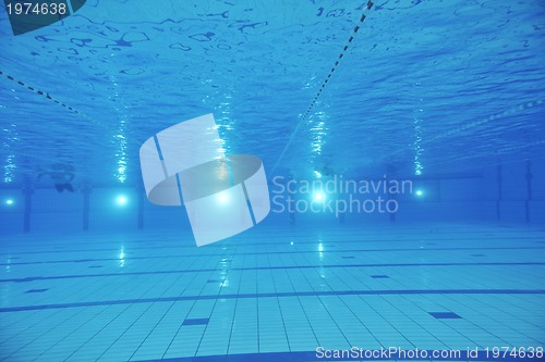 Image of swimming pool underwater