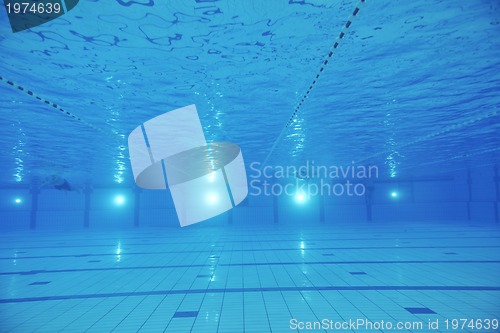 Image of swimming pool underwater