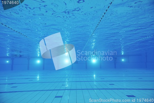 Image of swimming pool underwater