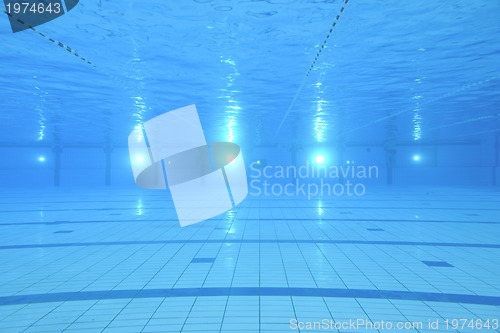 Image of swimming pool underwater