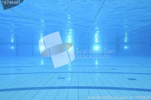 Image of swimming pool underwater