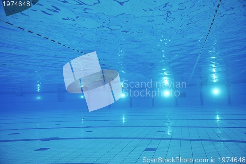 Image of swimming pool underwater