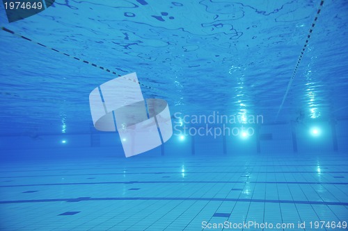 Image of swimming pool underwater