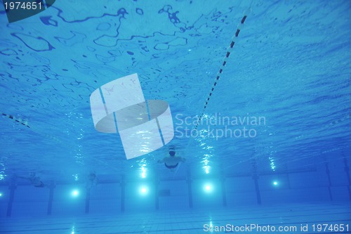 Image of swimming pool underwater