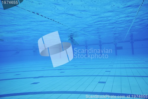 Image of swimming pool underwater