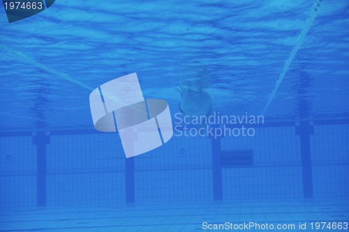 Image of swimming pool underwater