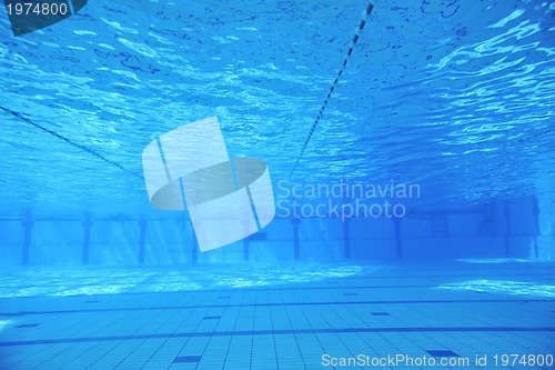 Image of swimming pool underwater 