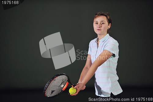 Image of tennis girl