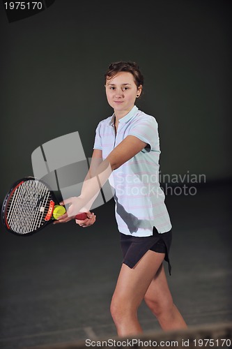 Image of tennis girl