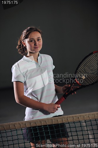 Image of tennis girl