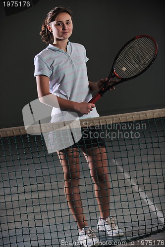 Image of tennis girl