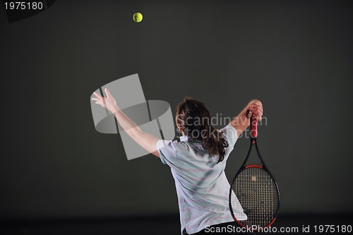 Image of tennis girl