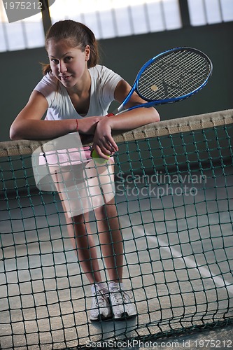 Image of tennis girl