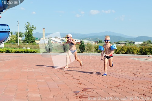 Image of swimming pool fun