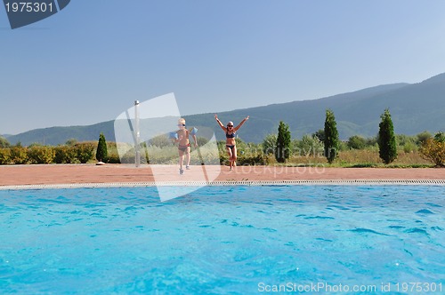 Image of swimming pool fun