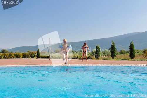 Image of swimming pool fun