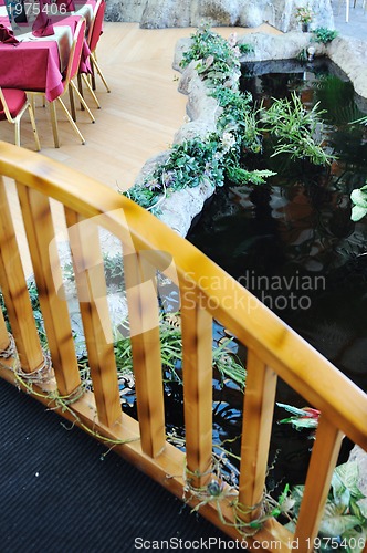 Image of tropical restaurant indoor