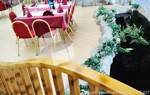 Image of tropical restaurant indoor