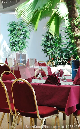 Image of tropical restaurant indoor