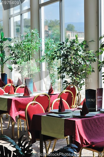 Image of tropical restaurant indoor