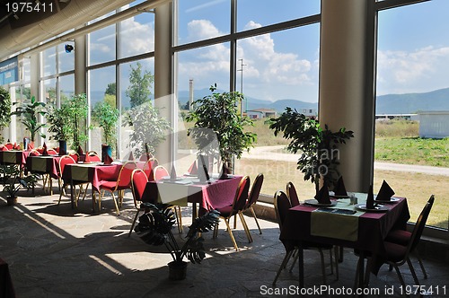 Image of tropical restaurant indoor
