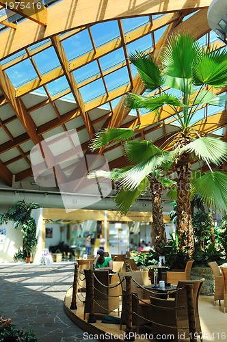 Image of tropical restaurant indoor