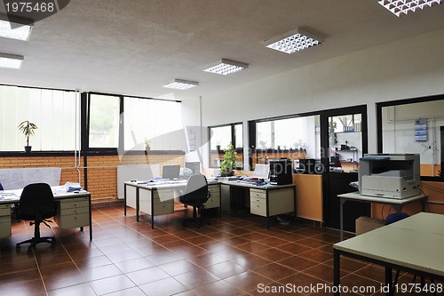 Image of office with computers indoor